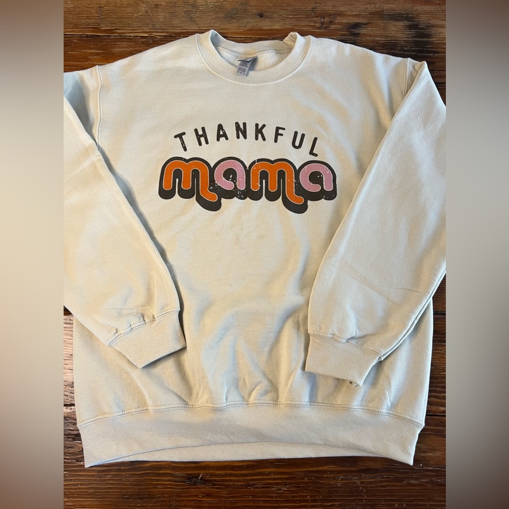 Thankful mama crewneck sweatshirt